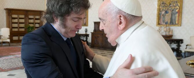 pope francis javier milei
