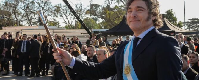 javier milei flag day