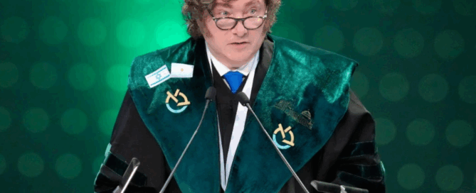 Javier Milei . Israel